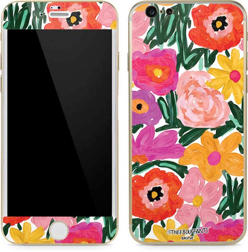 Bouffants and Broken Hearts Painterly Garden iPhone 6/6s Skin