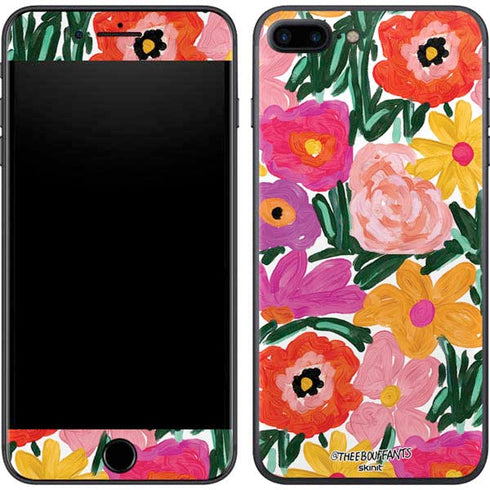 Bouffants and Broken Hearts Painterly Garden iPhone 7 Plus Skin