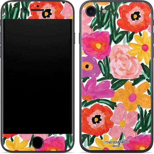 Bouffants and Broken Hearts Painterly Garden iPhone 7 Skin