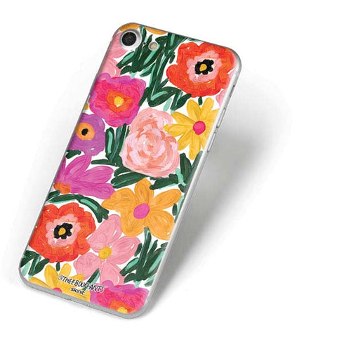 Bouffants and Broken Hearts Painterly Garden iPhone 7 Skin