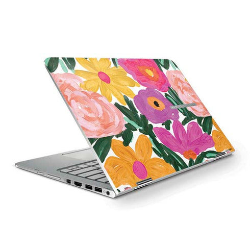 Bouffants and Broken Hearts Painterly Garden HP Spectre Skin