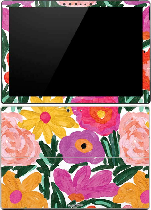 Bouffants and Broken Hearts Painterly Garden Surface Pro (2017) Skin