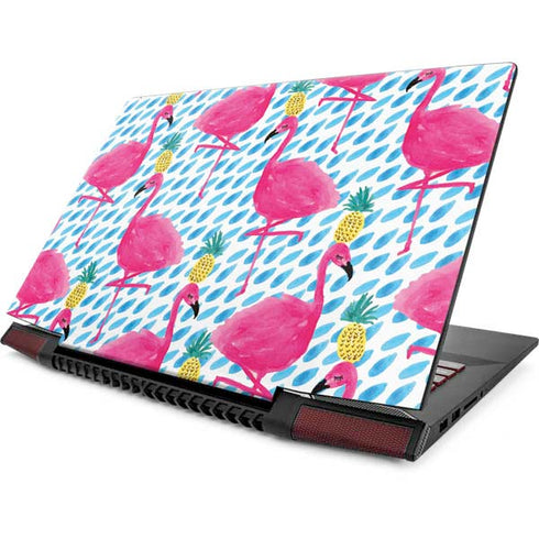 Bouffants and Broken Hearts Party Flamingos Lenovo IdeaPad Skin