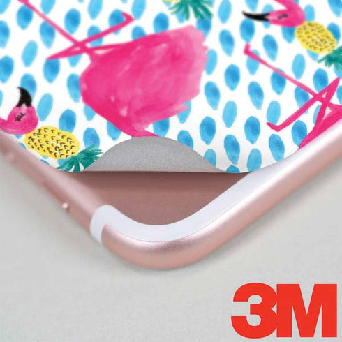 Bouffants and Broken Hearts Party Flamingos iPhone 7 Skin