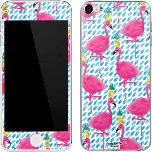 Bouffants and Broken Hearts Party Flamingos Apple iPod Skin