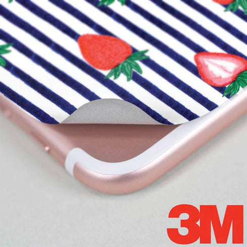 Bouffants and Broken Hearts Strawberries and Stripes iPhone 7 Plus Skin