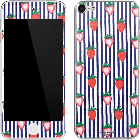Bouffants and Broken Hearts Strawberries and Stripes Apple iPod Skin