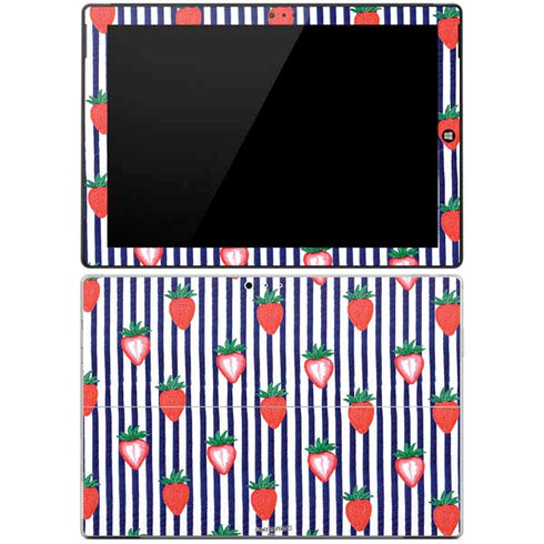 Bouffants and Broken Hearts Strawberries and Stripes Surface Pro 3 Skin