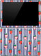Bouffants and Broken Hearts Strawberries and Stripes Surface Pro (2017) Skin
