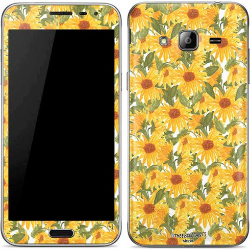 Bouffants and Broken Hearts Sunflowers Galaxy J3 Skin