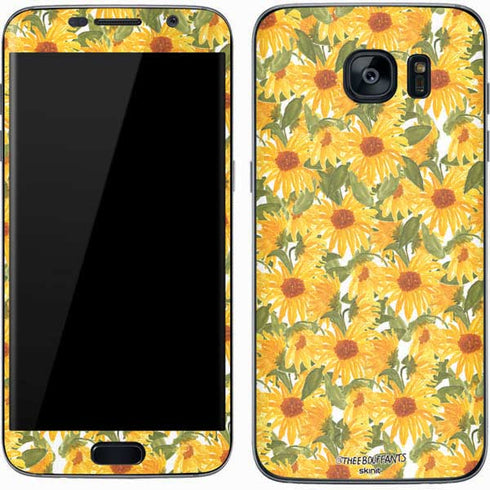 Bouffants and Broken Hearts Sunflowers Galaxy S7 Skin