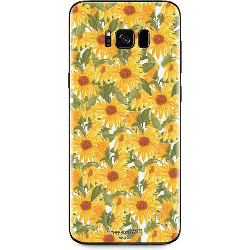Bouffants and Broken Hearts Sunflowers Galaxy S8 Plus Skin