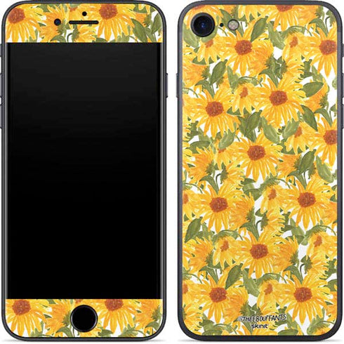 Bouffants and Broken Hearts Sunflowers iPhone 7 Skin