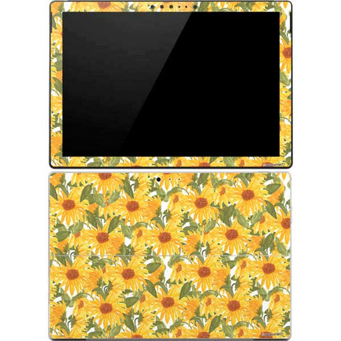Bouffants and Broken Hearts Sunflowers Surface Pro 4 Skin