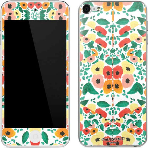 Bouffants and Broken Hearts Geometric Flowers Apple iPod Skin