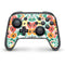 Bouffants and Broken Hearts Geometric Flowers Nintendo Switch Pro Controller Skin