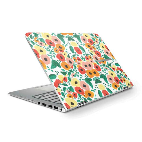 Bouffants and Broken Hearts Geometric Flowers HP Spectre Skin