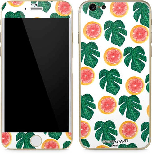 Bouffants and Broken Hearts Tropical Leaves and Citrus iPhone 6/6s Skin