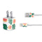 Bouffants and Broken Hearts Tropical Leaves and Citrus iPhone Charger (5W USB) Skin