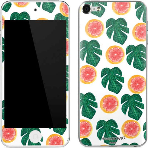 Bouffants and Broken Hearts Tropical Leaves and Citrus Apple iPod Skin
