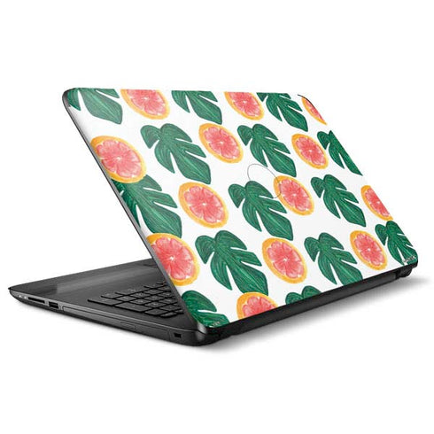 Bouffants and Broken Hearts Tropical Leaves and Citrus HP Notebook Skin