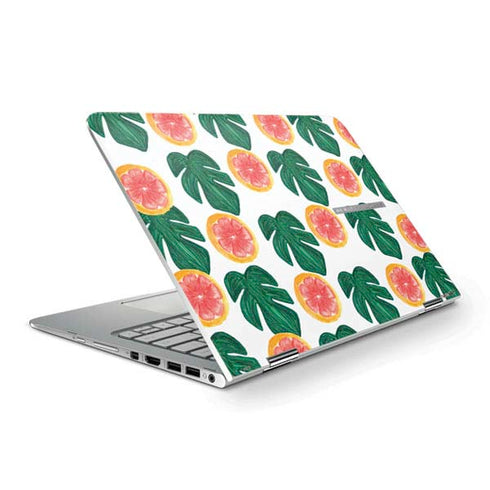 Bouffants and Broken Hearts Tropical Leaves and Citrus HP Spectre Skin