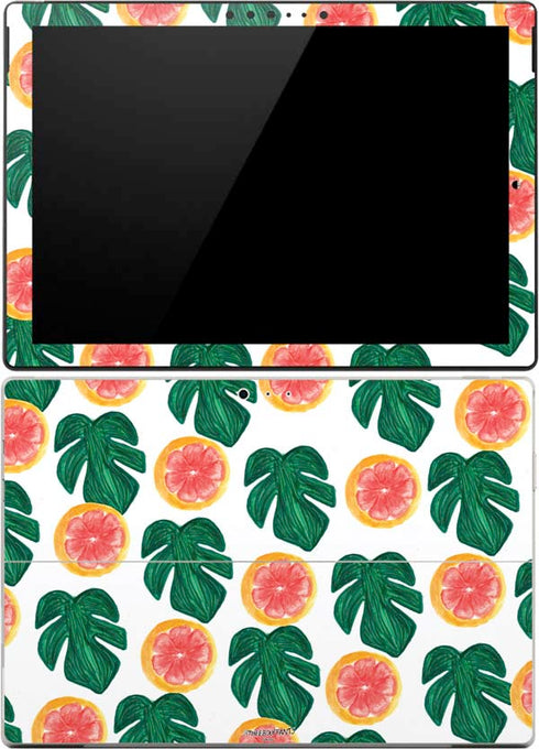 Bouffants and Broken Hearts Tropical Leaves and Citrus Surface Pro (2017) Skin