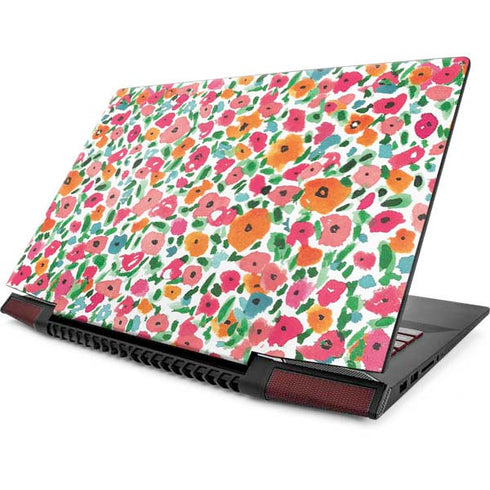 Bouffants and Broken Hearts Watercolor Floral Lenovo IdeaPad Skin