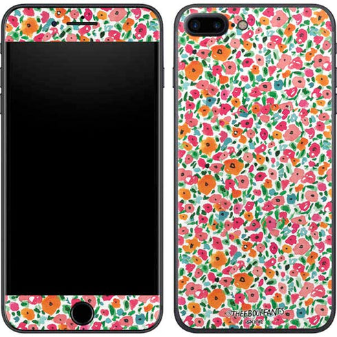 Bouffants and Broken Hearts Watercolor Floral iPhone 7 Plus Skin