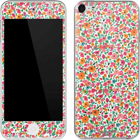 Bouffants and Broken Hearts Watercolor Floral Apple iPod Skin