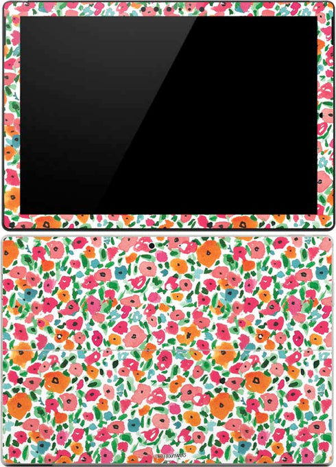 Bouffants and Broken Hearts Watercolor Floral Surface Pro (2017) Skin