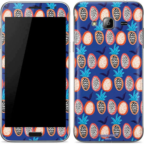 Bouffants and Broken Hearts Weird Fruits Galaxy J3 Skin