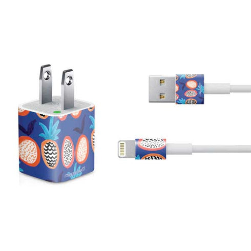 Bouffants and Broken Hearts Weird Fruits iPhone Charger (5W USB) Skin