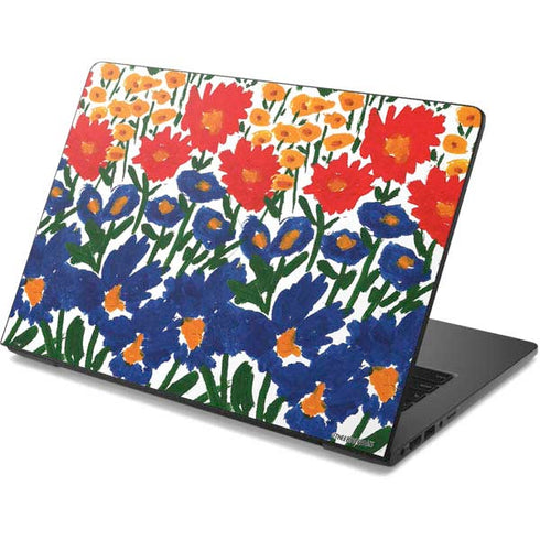 Bouffants and Broken Hearts Wild Garden 4 Dell Chromebook Skin