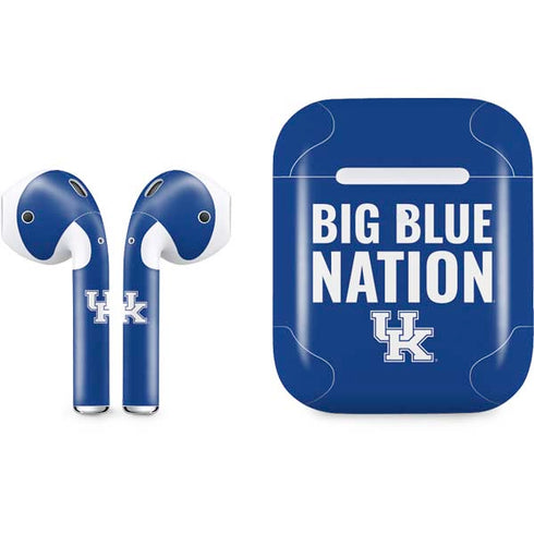 University of Kentucky Big Blue Nation Apple AirPods 2 Skin