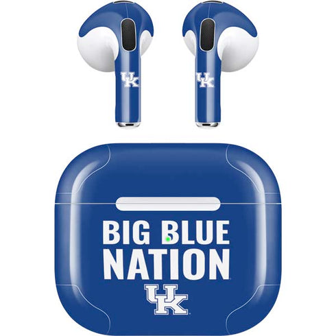 University of Kentucky Big Blue Nation Apple AirPods (3rd Gen 2021) Skin