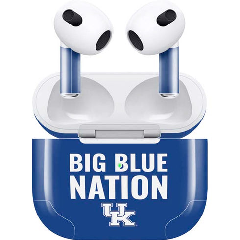 University of Kentucky Big Blue Nation Apple AirPods (3rd Gen 2021) Skin