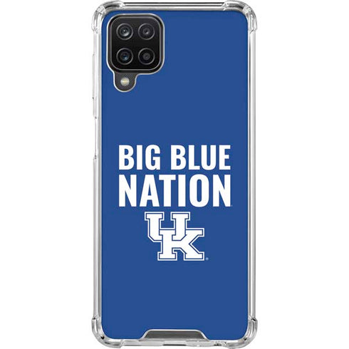 University of Kentucky Big Blue Nation Galaxy A12 Clear Case