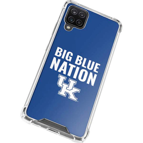 University of Kentucky Big Blue Nation Galaxy A12 Clear Case