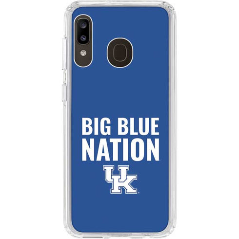 University of Kentucky Big Blue Nation Galaxy A20 Clear Case