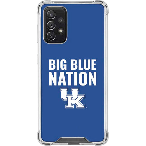 University of Kentucky Big Blue Nation Galaxy A72 5G Clear Case