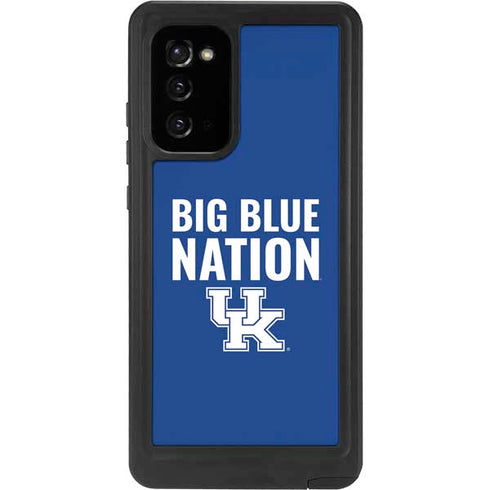 University of Kentucky Big Blue Nation Galaxy Note20 5G Waterproof Case