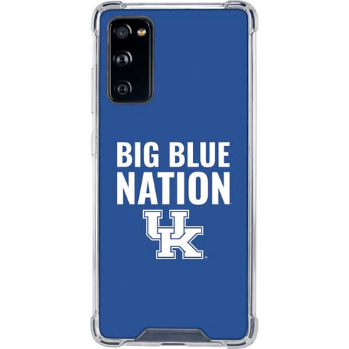 University of Kentucky Big Blue Nation Galaxy S20 FE Clear Case