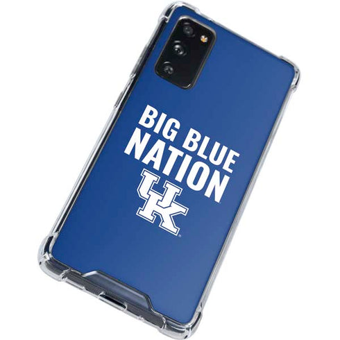 University of Kentucky Big Blue Nation Galaxy S20 FE Clear Case