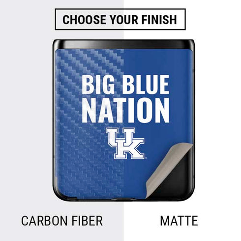 University of Kentucky Big Blue Nation Galaxy Z Flip Skin