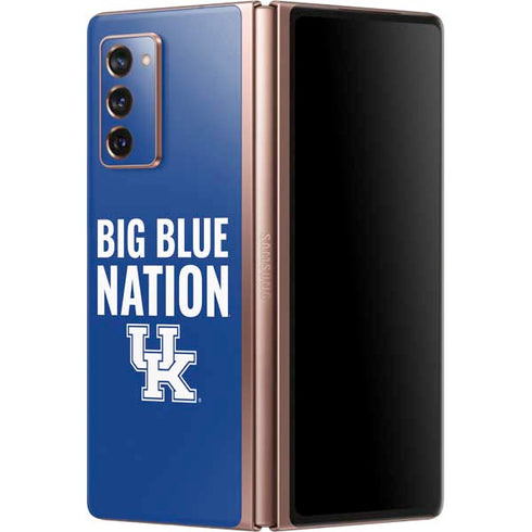 University of Kentucky Big Blue Nation Galaxy Z Fold2 5G Skin