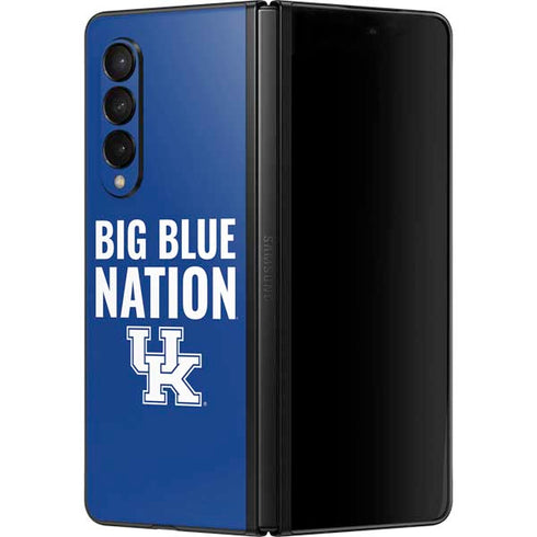 University of Kentucky Big Blue Nation Galaxy Z Fold3 5G Skin