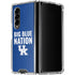 University of Kentucky Big Blue Nation Galaxy Z Fold4 5G Clear Case