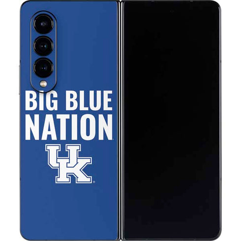 University of Kentucky Big Blue Nation Galaxy Z Fold4 5G Skin