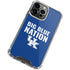 University of Kentucky Big Blue Nation iPhone 14 Pro Max Clear Case